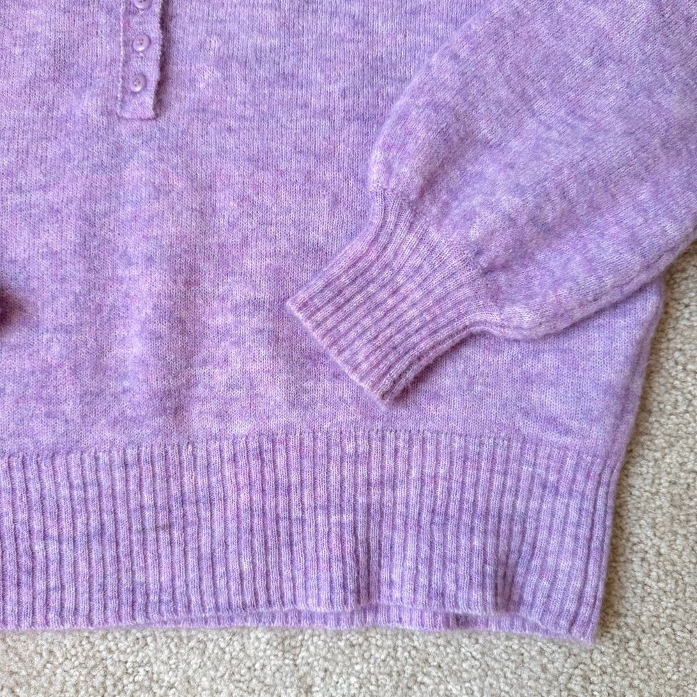 Sézane Leon sweater in lilac, Small - Picture 5 of 9